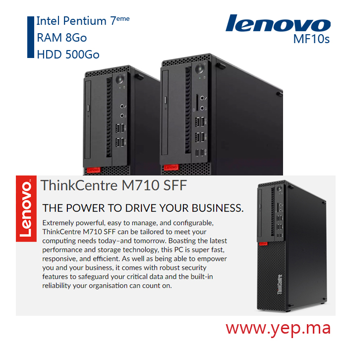 Lenovo ThinkCentre M710s 7eme 8Go 500 HDD