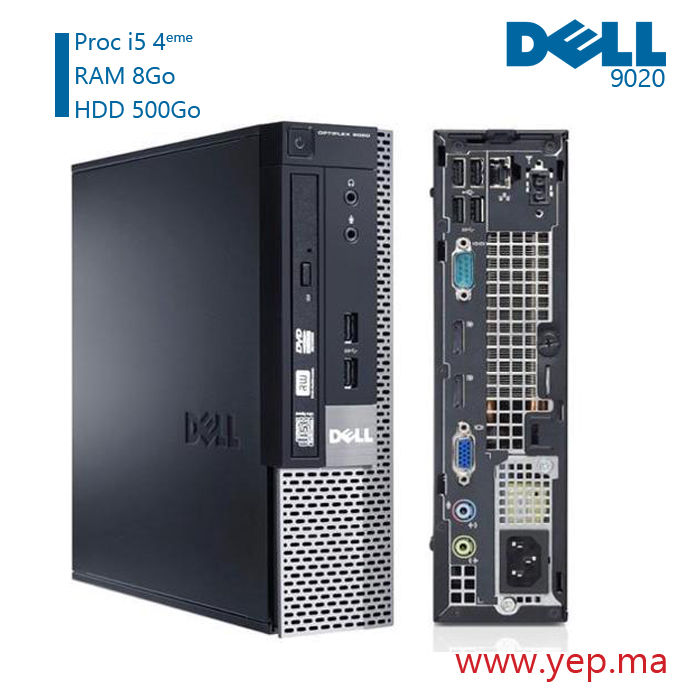 DELL Optiplex 9020 SFF Core i5 4eme 8Go RAM 500Go