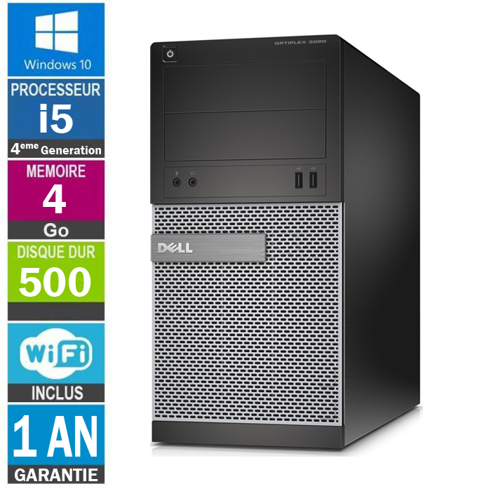 DELL OPTIPLEX 3020 i5 RAM 4Go 500Go