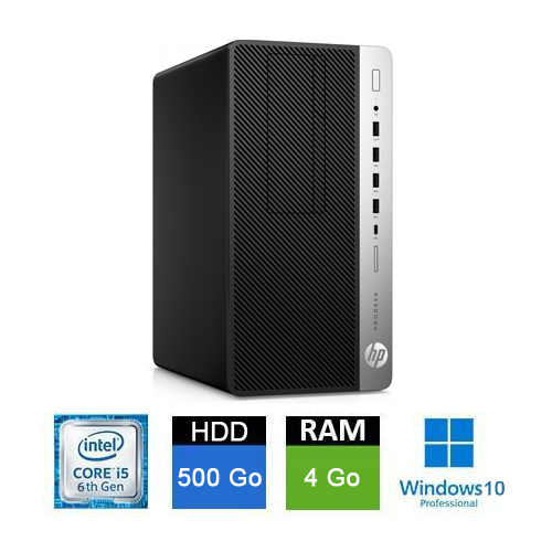 Hp Prodesk 600 G3 MT i5 6eme 4Go 500Go HDD