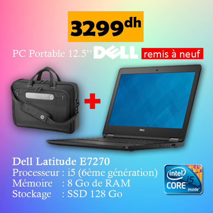 PROMO PC DELL i5 + CARTABLE OFFERTE